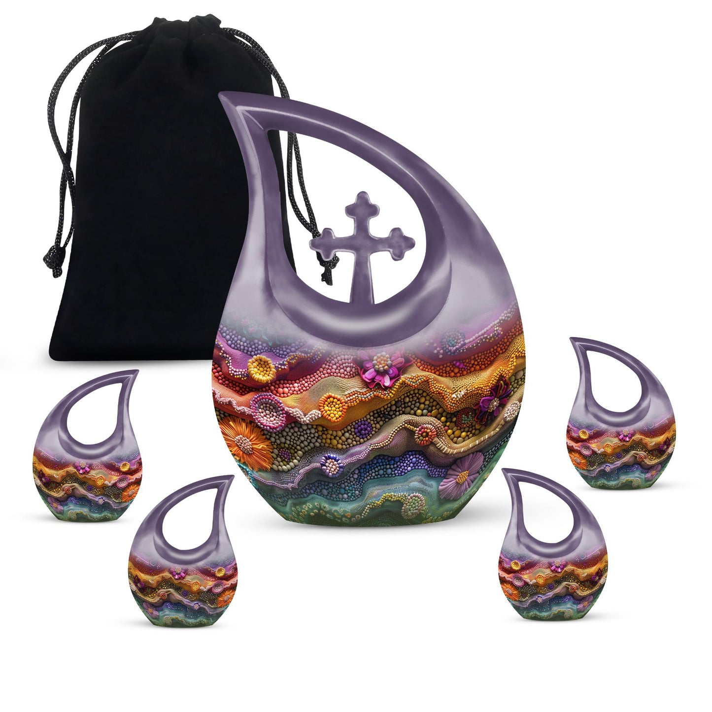 Beaded Waves Urn