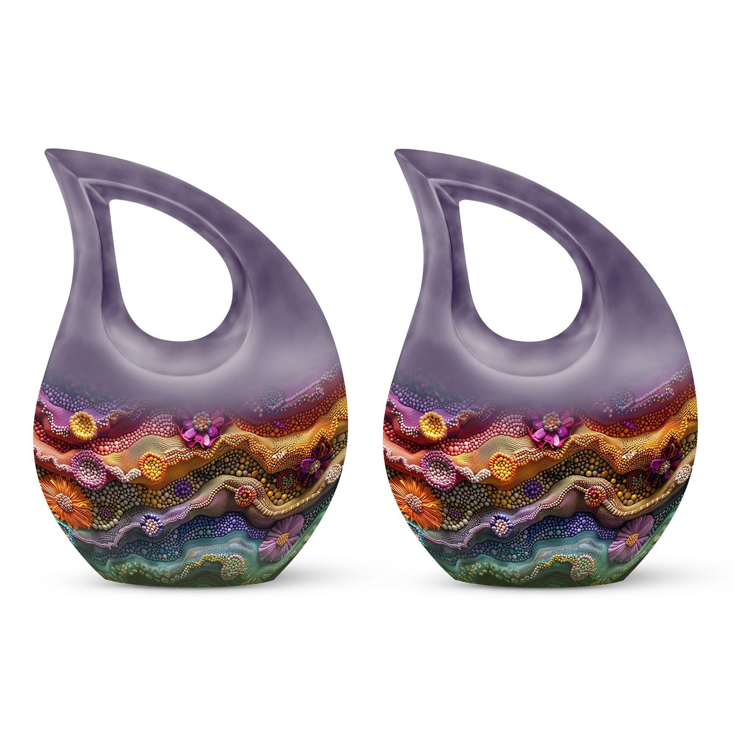 Beaded Waves Urn