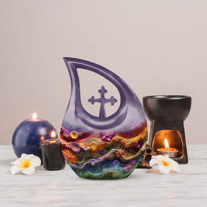 Beaded Waves Urn