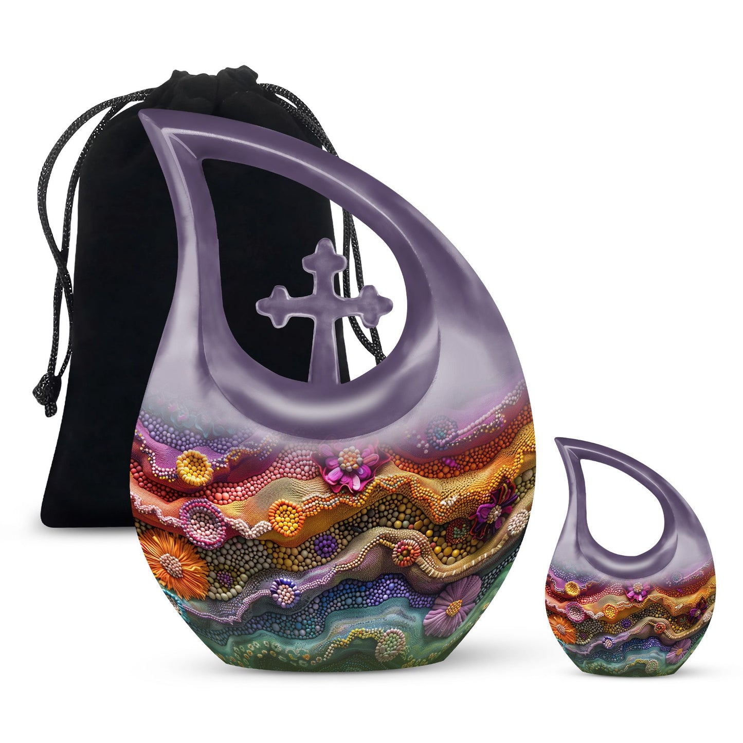 Beaded Waves Urn
