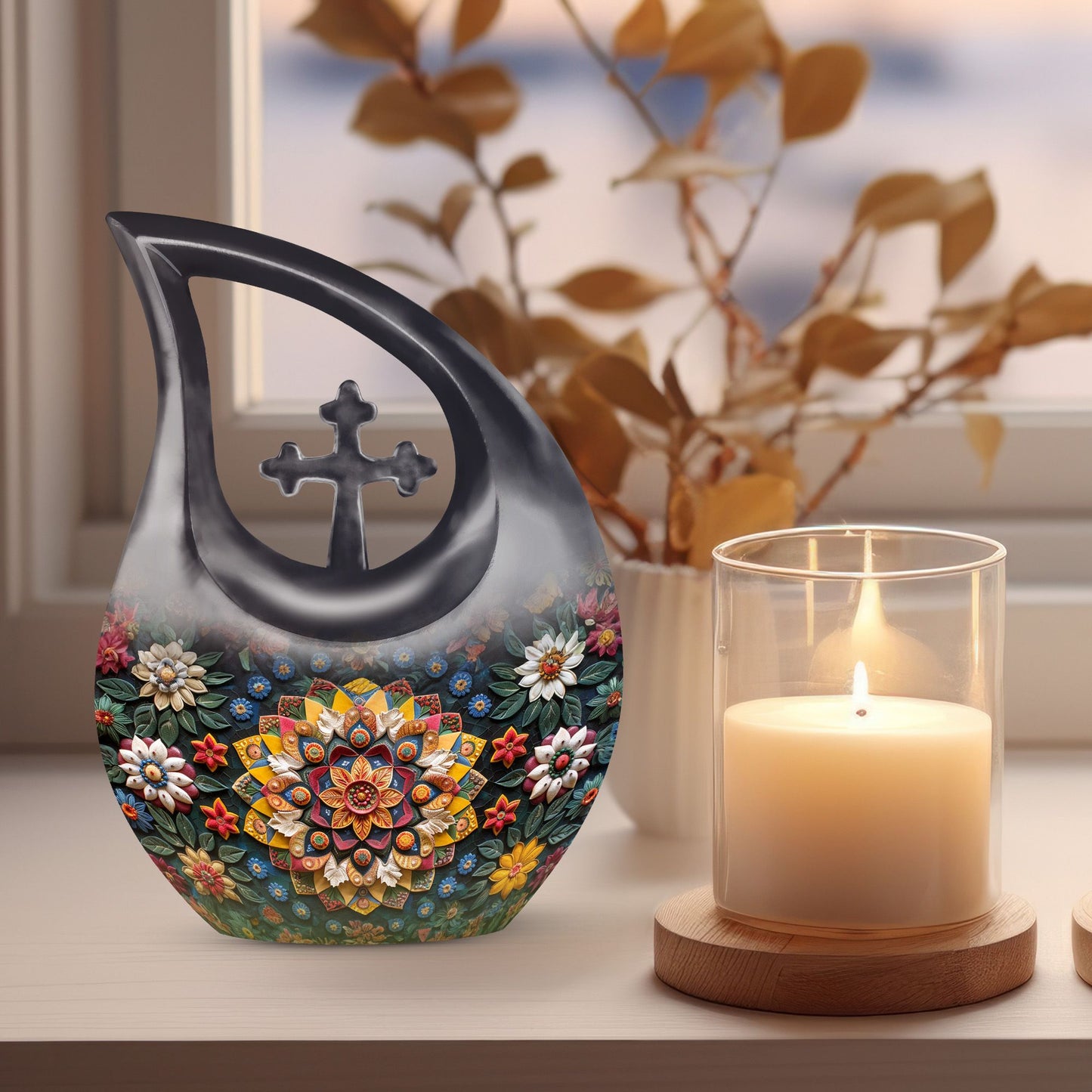 Petal Mandala Urn