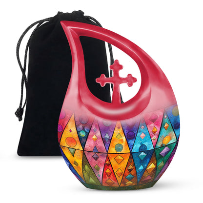 Prismatic Mosaic Urn