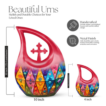 Prismatic Mosaic Urn