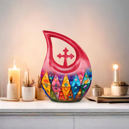 Prismatic Mosaic Urn