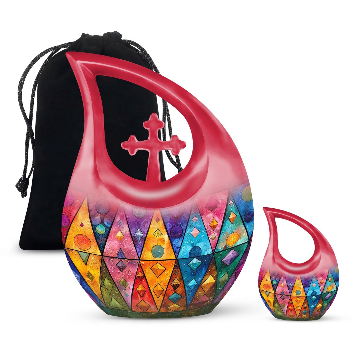 Prismatic Mosaic Urn