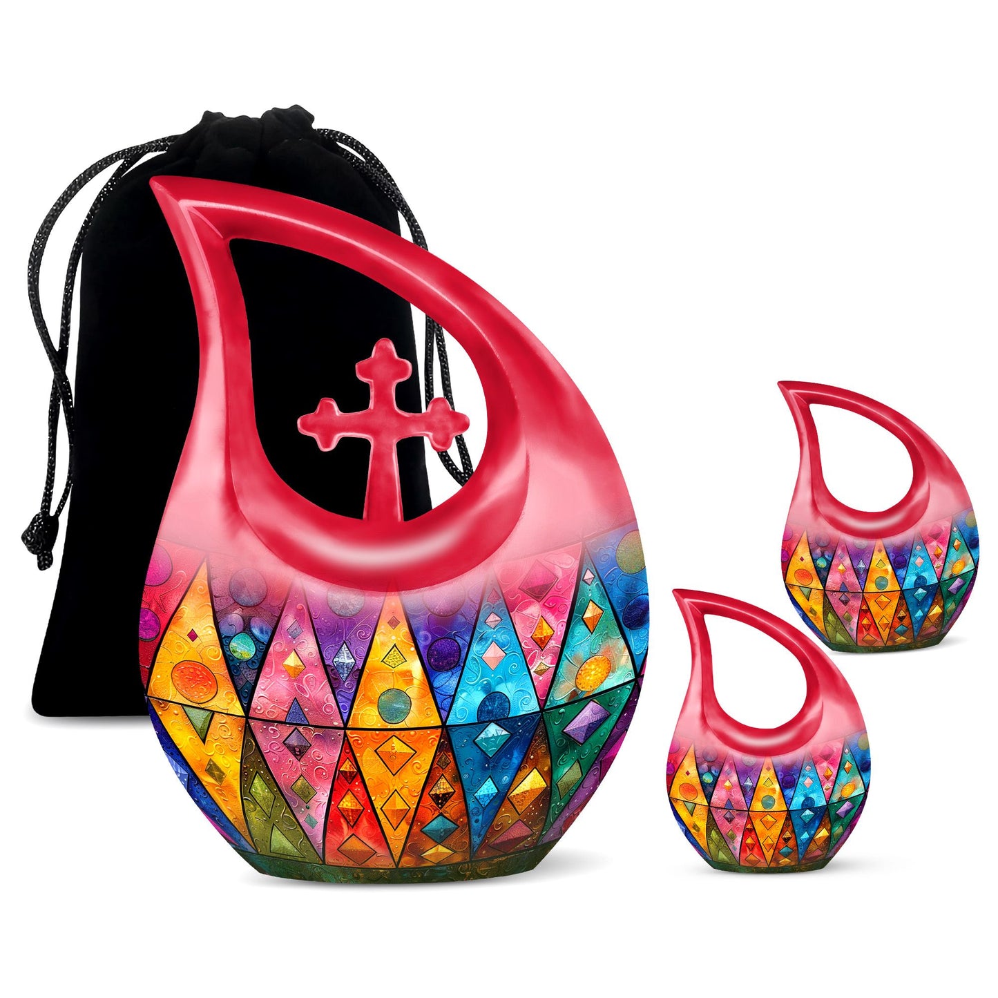 Prismatic Mosaic Urn