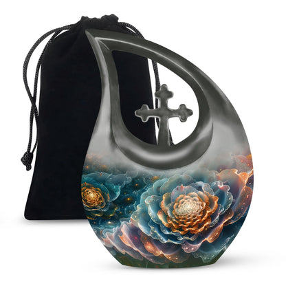 Cosmic Blossom themed urn