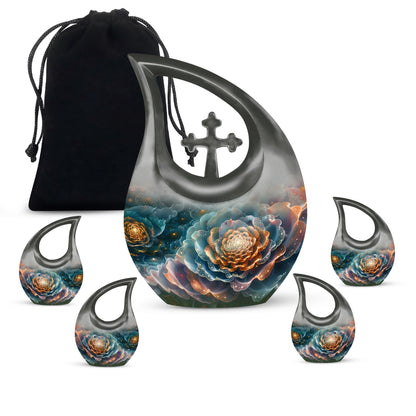 Cosmic Blossom themed urn