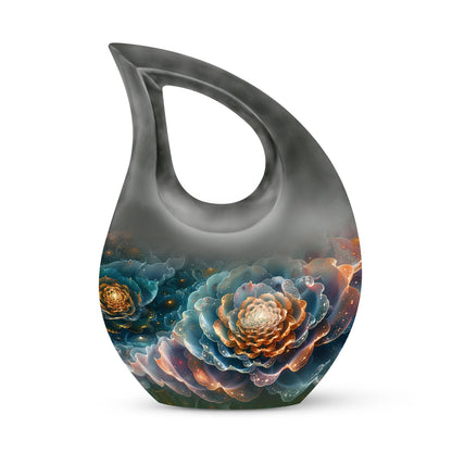 Cosmic Blossom themed urn