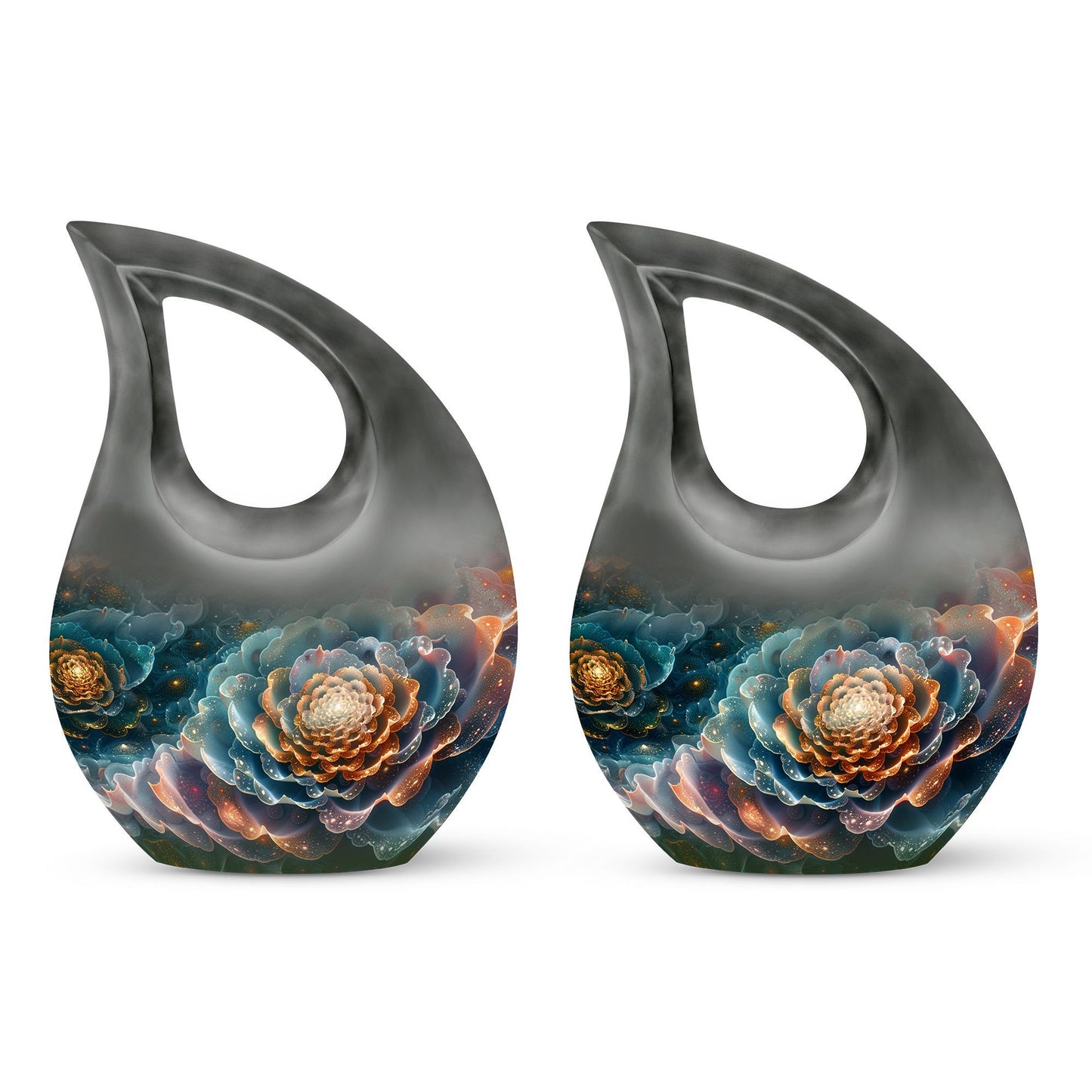 Cosmic Blossom themed urn