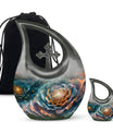 Cosmic Blossom themed urn