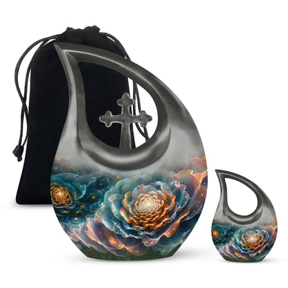 Cosmic Blossom themed urn