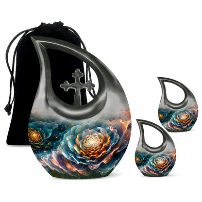 Cosmic Blossom themed urn