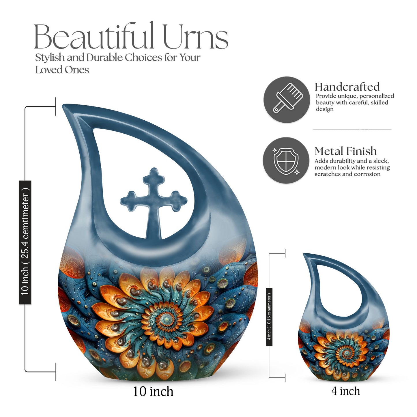 Oceanic Mandala Extra Large Urn 