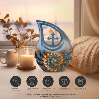 Oceanic Mandala Extra Large Urn 
