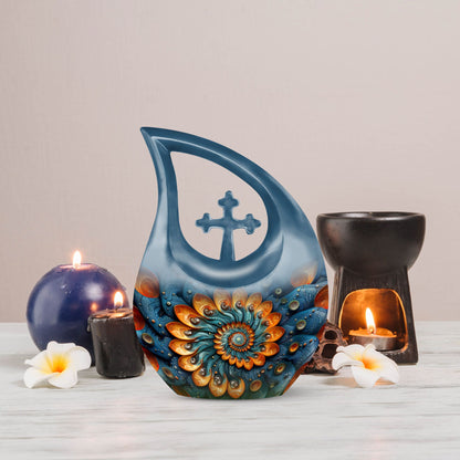 Oceanic Mandala Extra Large Urn 