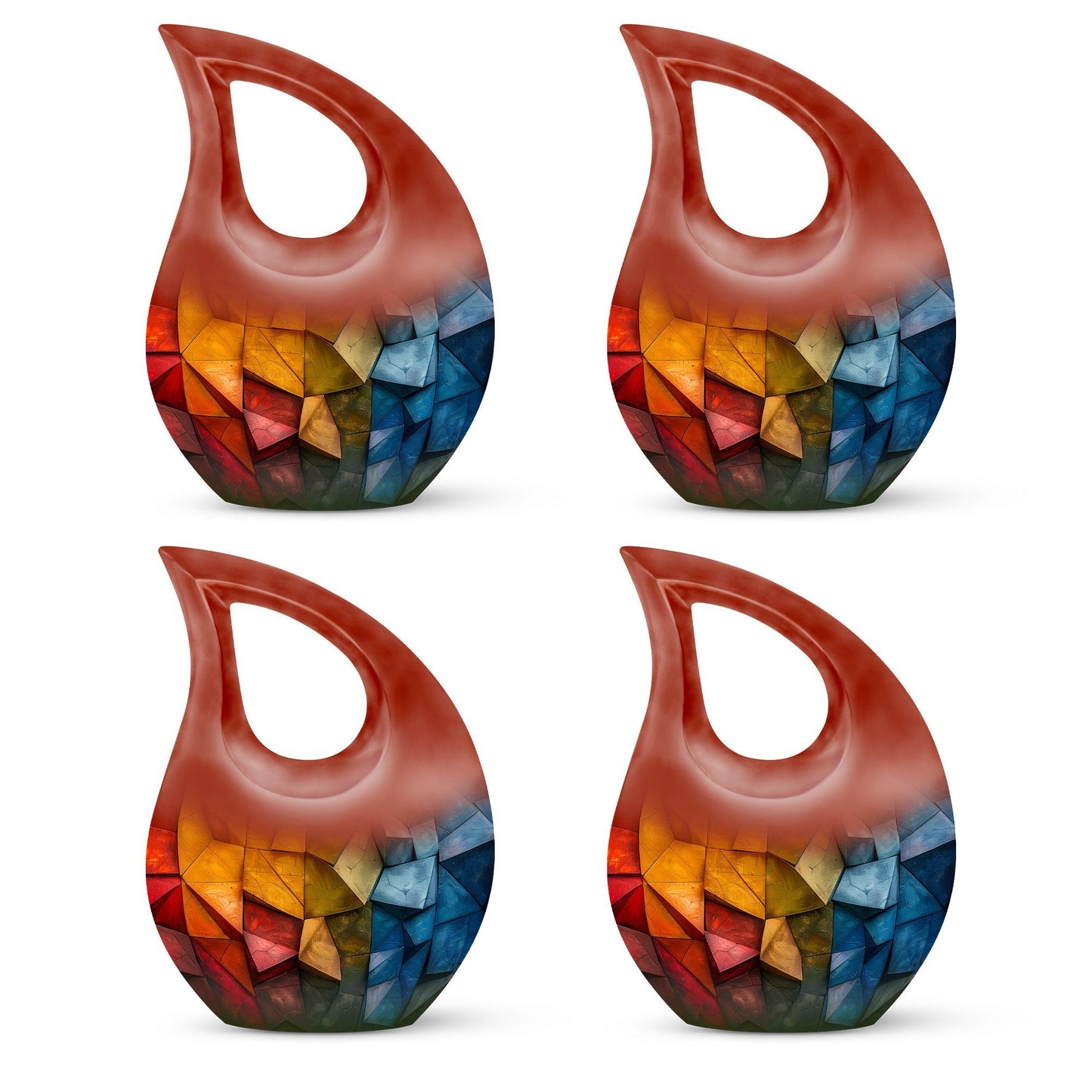Geometric Temperature Gradient Urn
