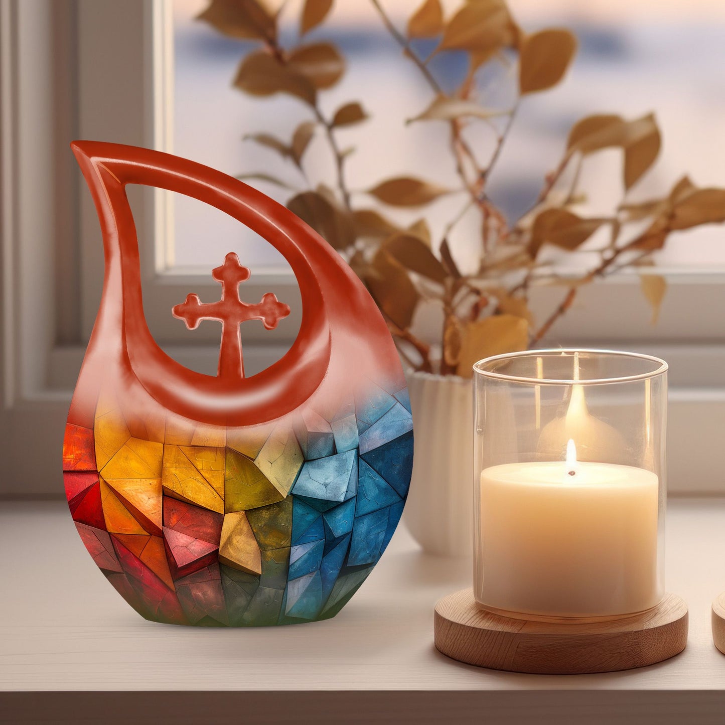 Geometric Temperature Gradient Urn