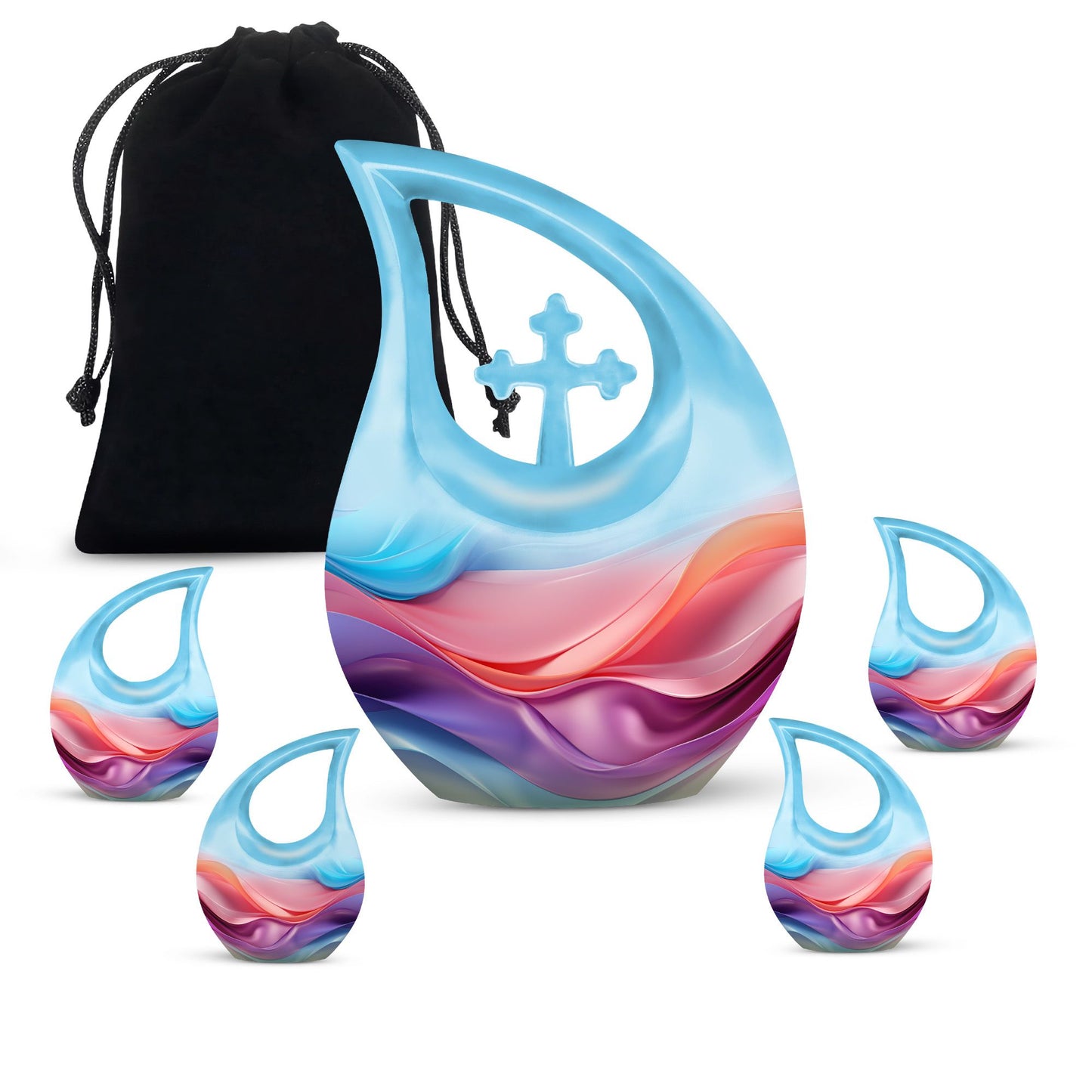Silken Waves Urn