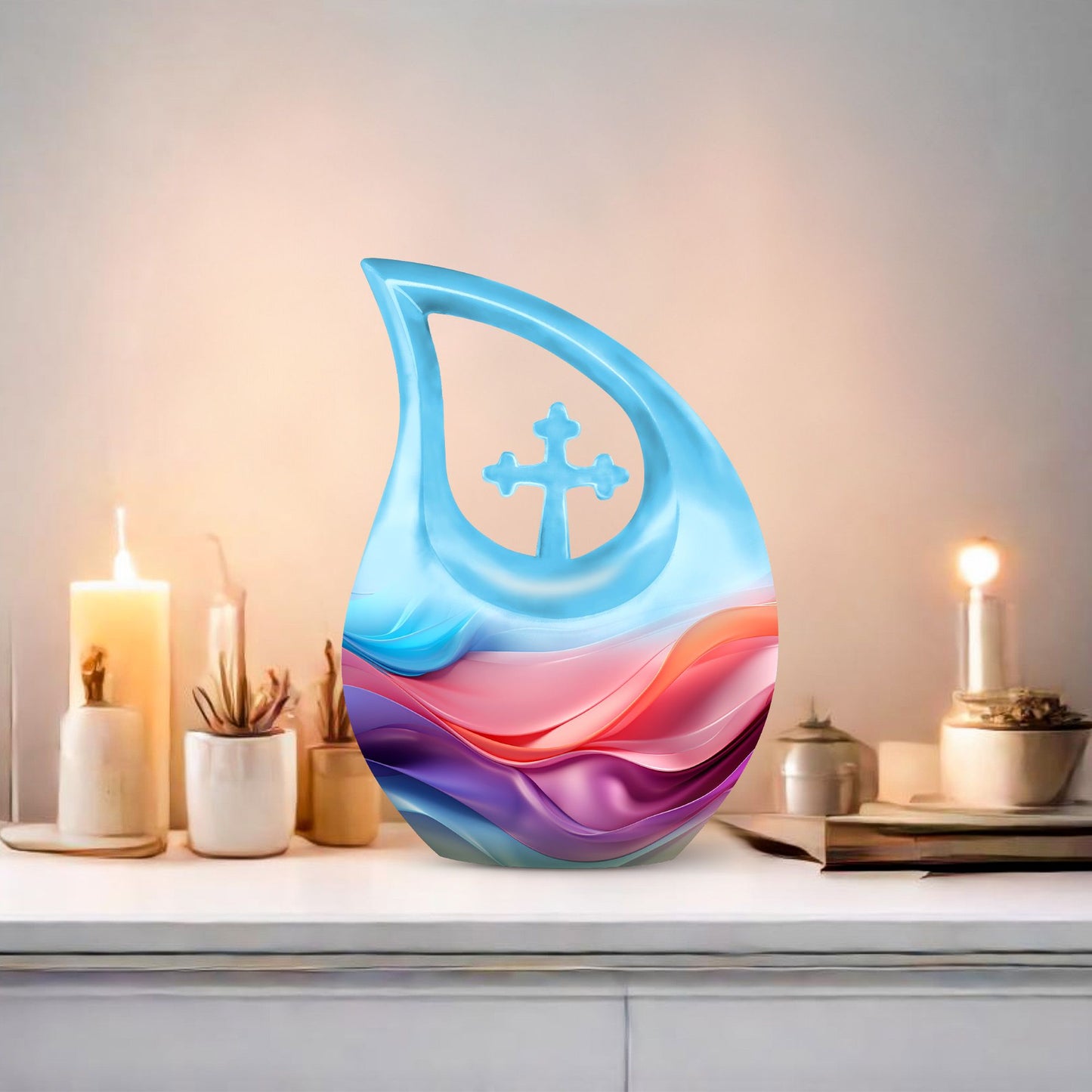 Silken Waves Urn