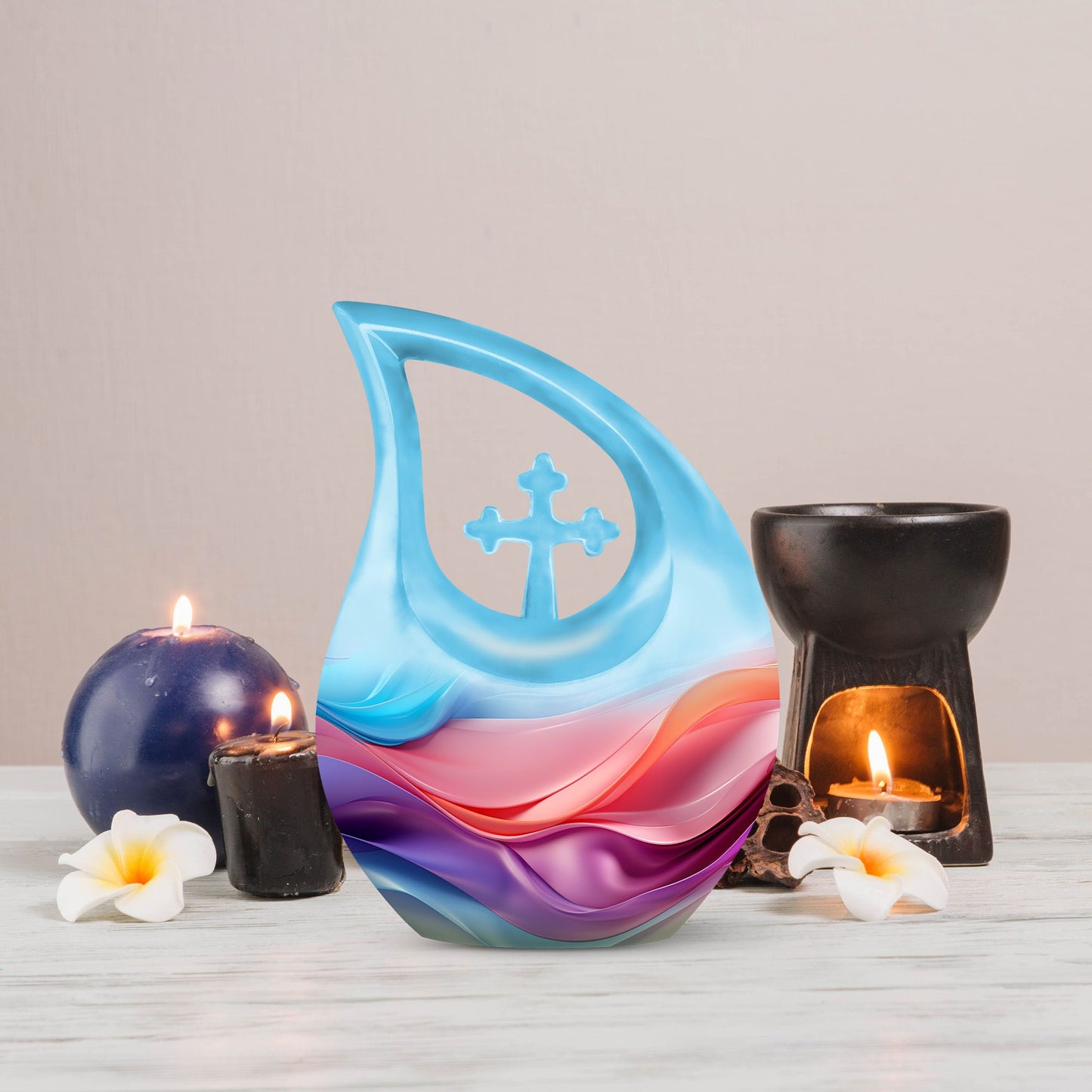 Silken Waves Urn