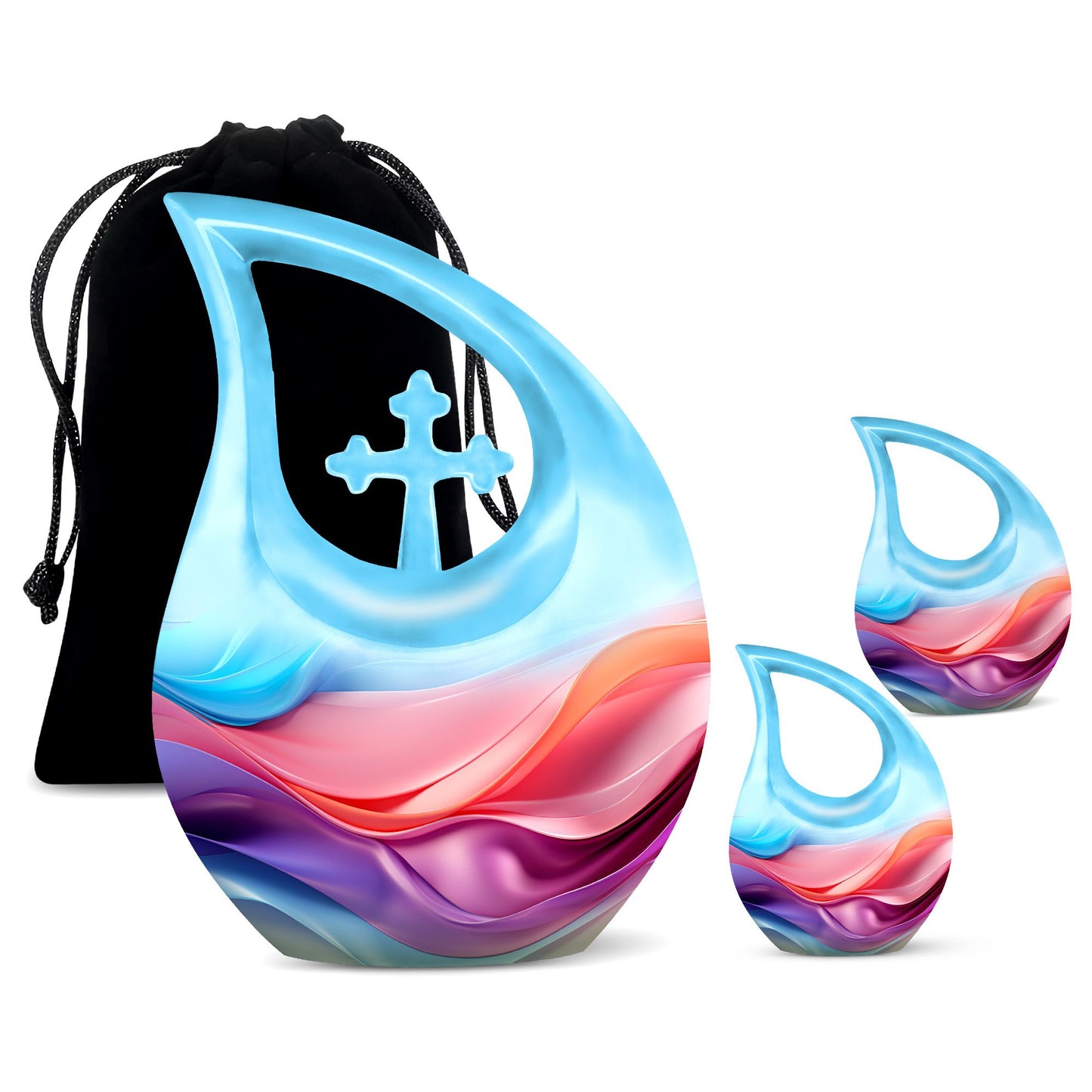 Silken Waves Urn