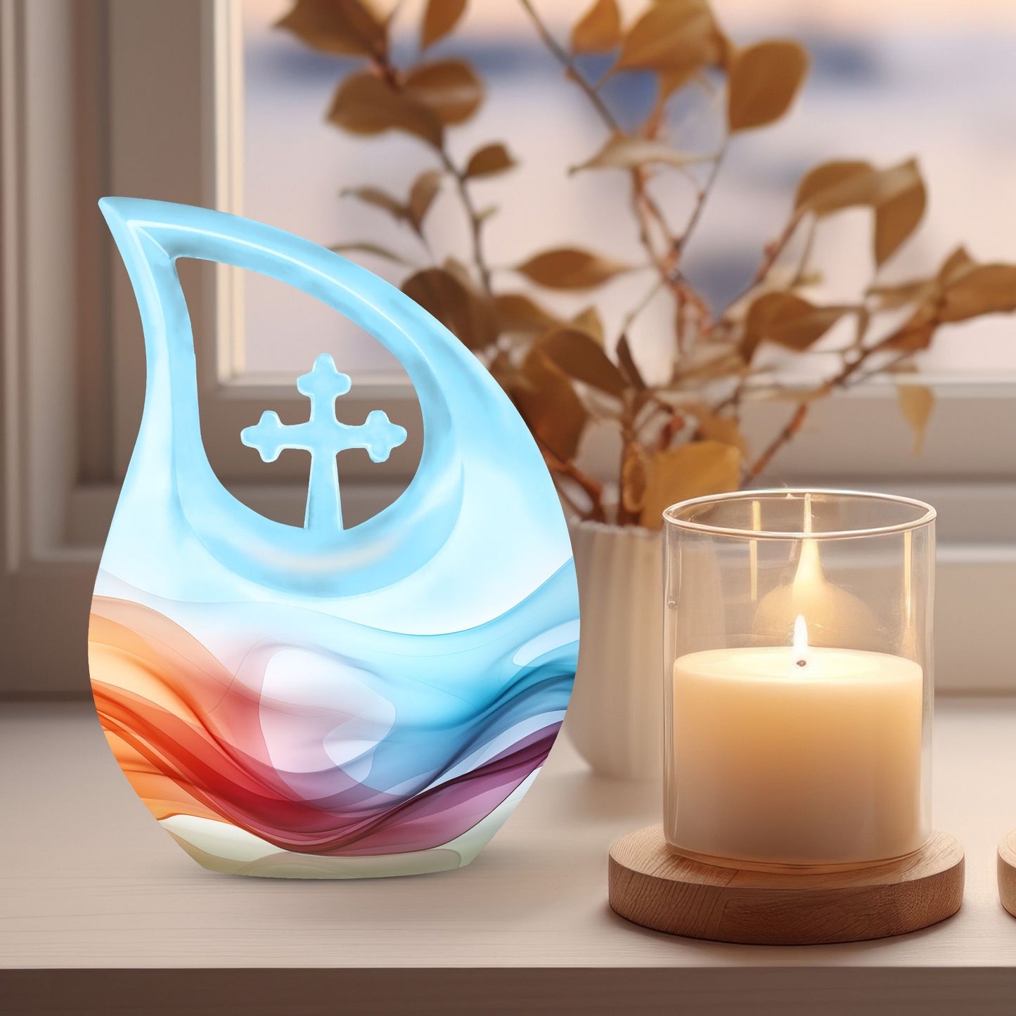 Chromatic Ripples Urn