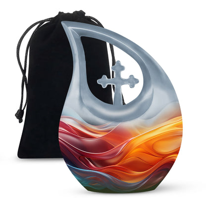 Vibrant Fluidity Urn