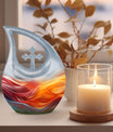 Vibrant Fluidity Urn