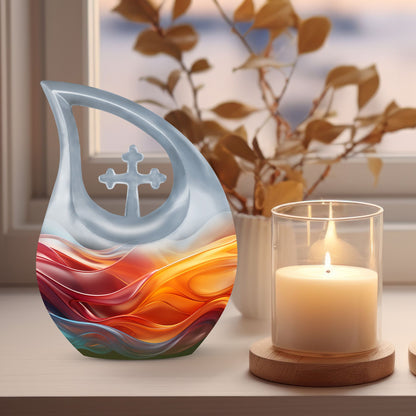 Vibrant Fluidity Urn