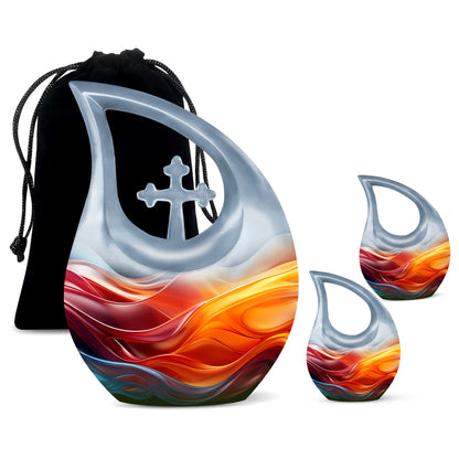 Vibrant Fluidity Urn