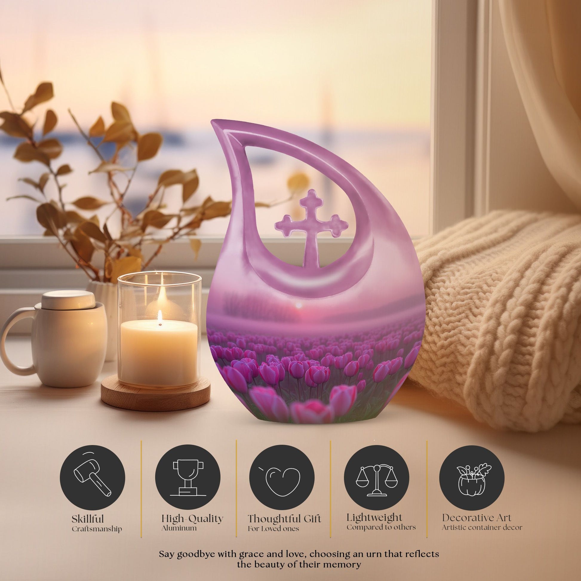 Dawn's Gentle Embrace Urn