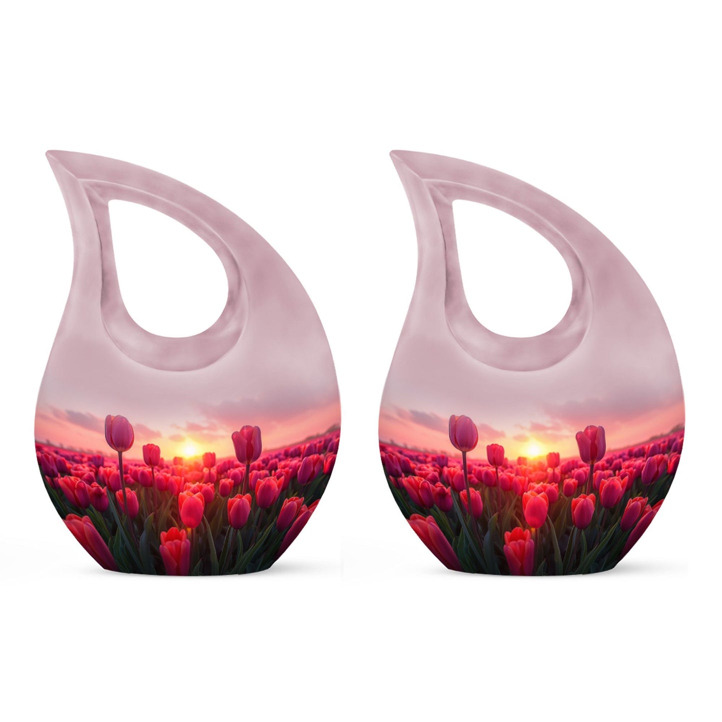 Dawn's Crimson Kiss Urn