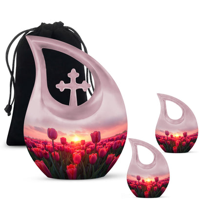 Dawn's Crimson Kiss Urn