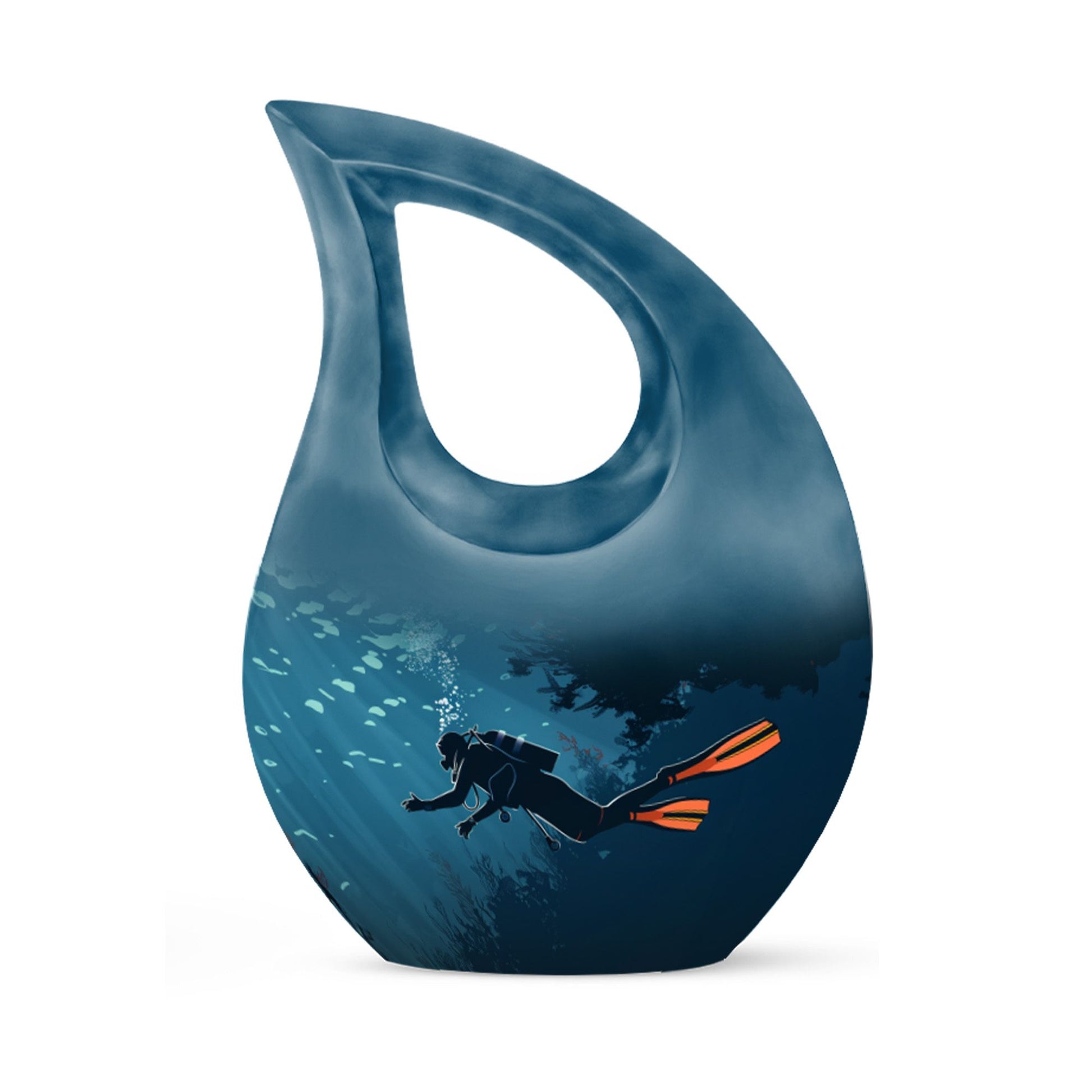 Cross Drop Design Cremation Urn