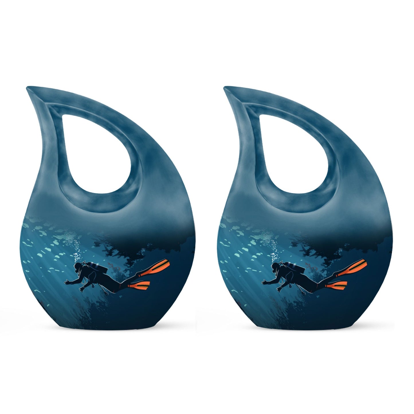 Cross Drop Design Cremation Urn
