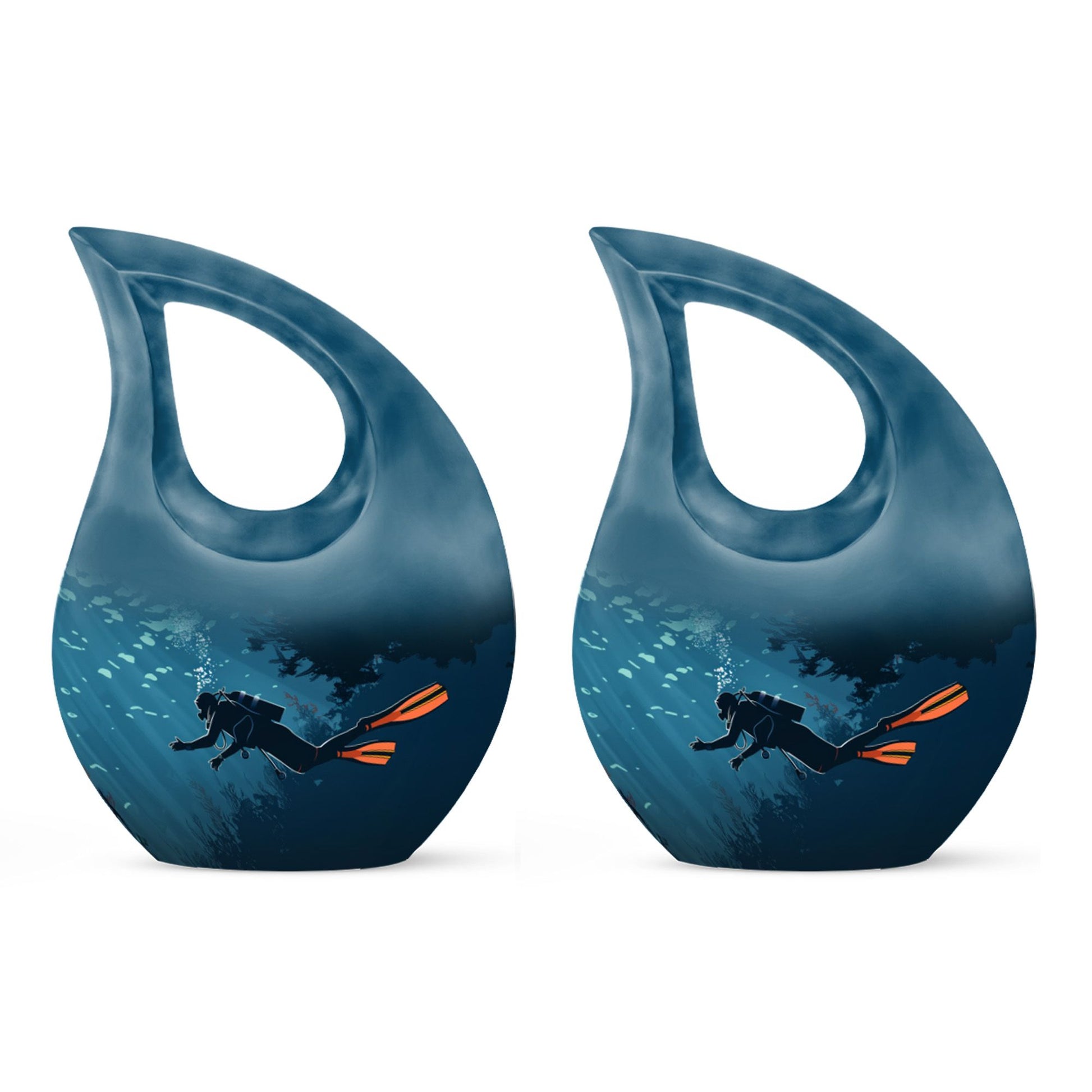 Cross Drop Design Cremation Urn
