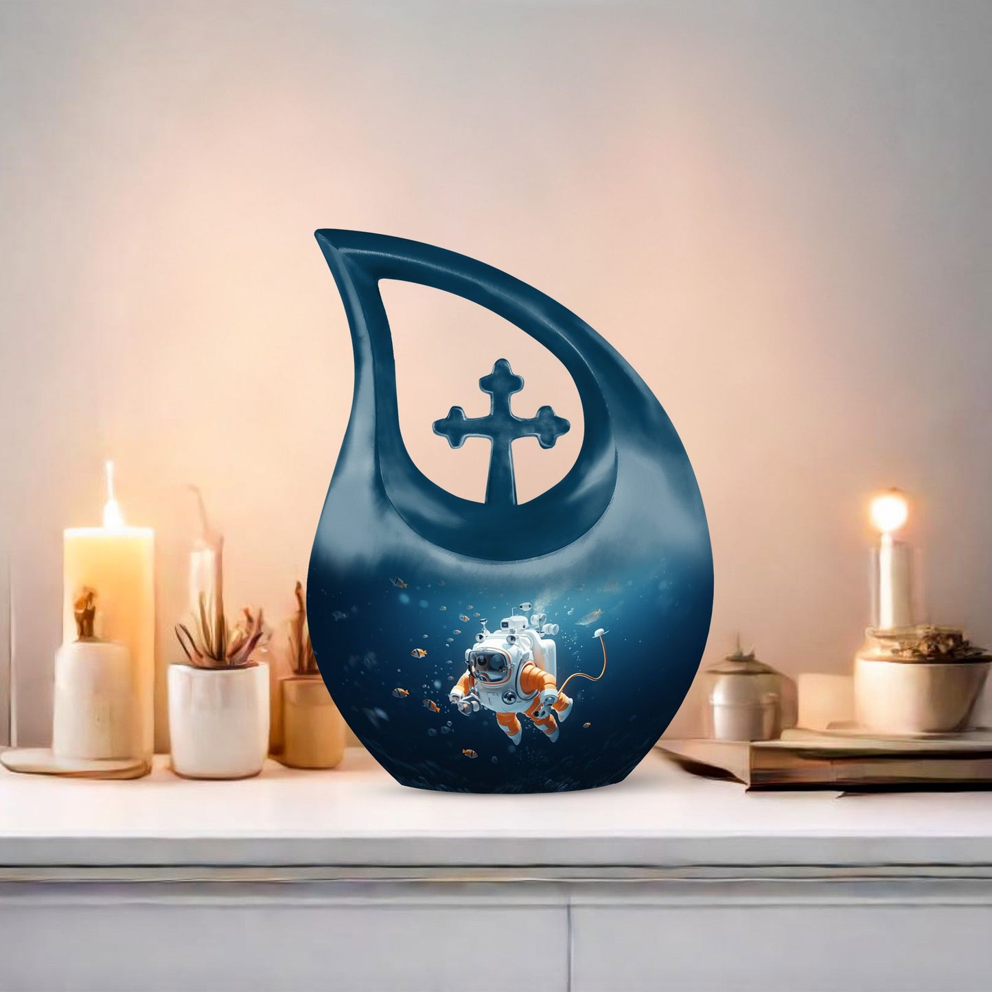 Oceanic Urn for Ashes