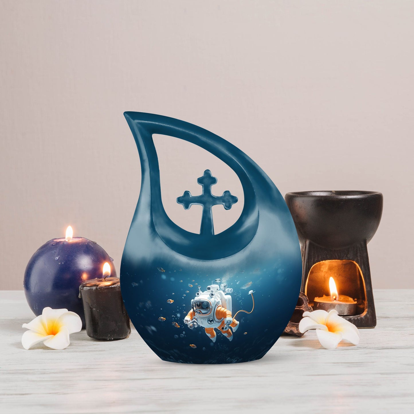 Oceanic Urn for Ashes