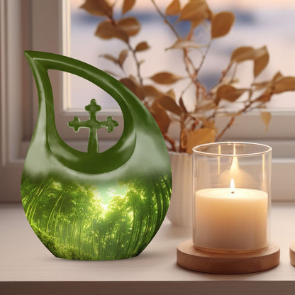 Sunlit Serenity In Urn