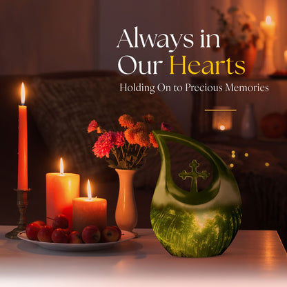 Sunlit Serenity In Urn