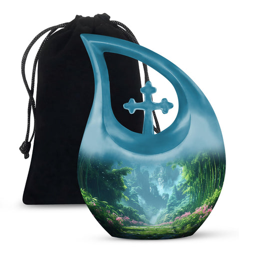 Cross Drop design Urn