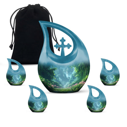 Cross Drop design Urn