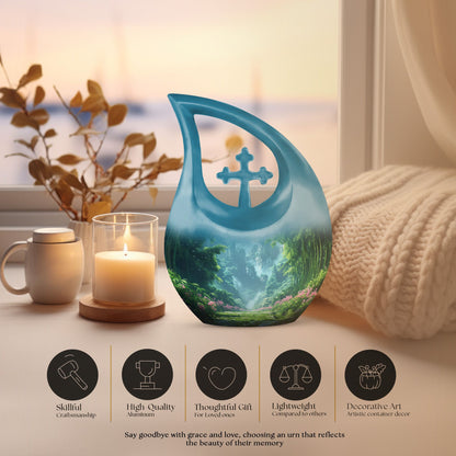Cross Drop design Urn