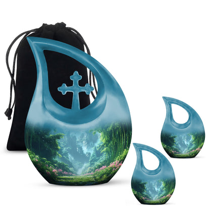 Cross Drop design Urn