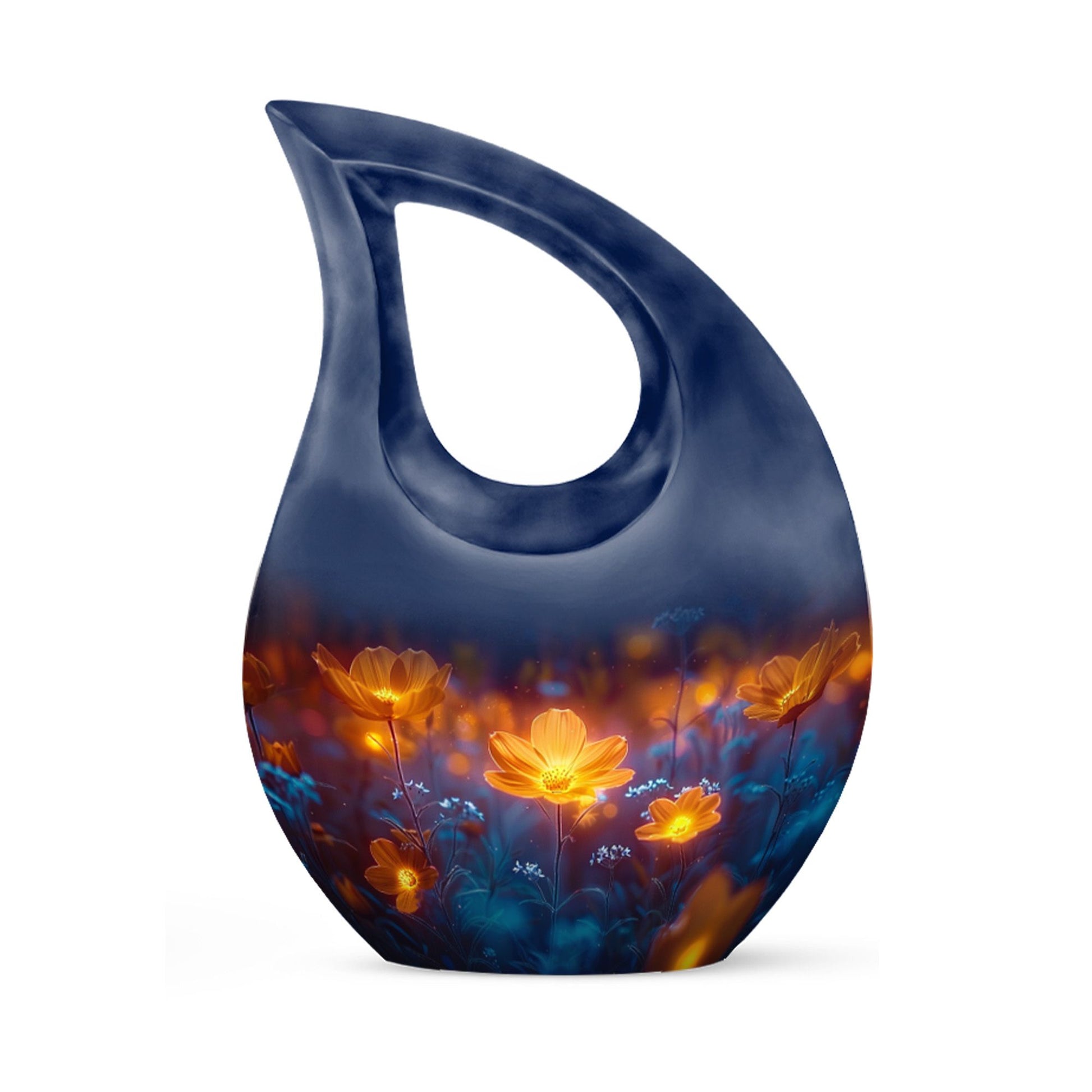 Midnight Flora Urn
