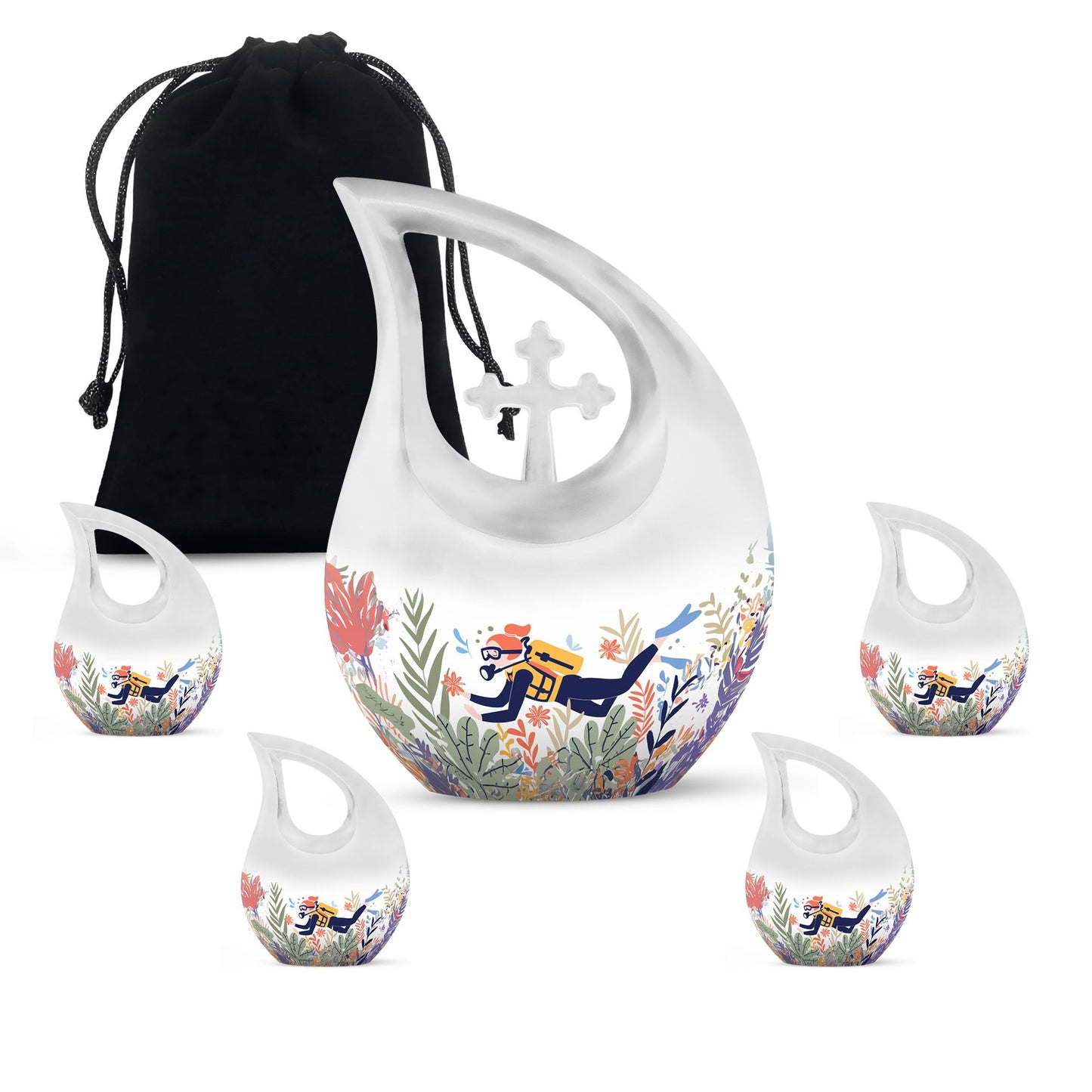 Underwater Adventure theme Urn