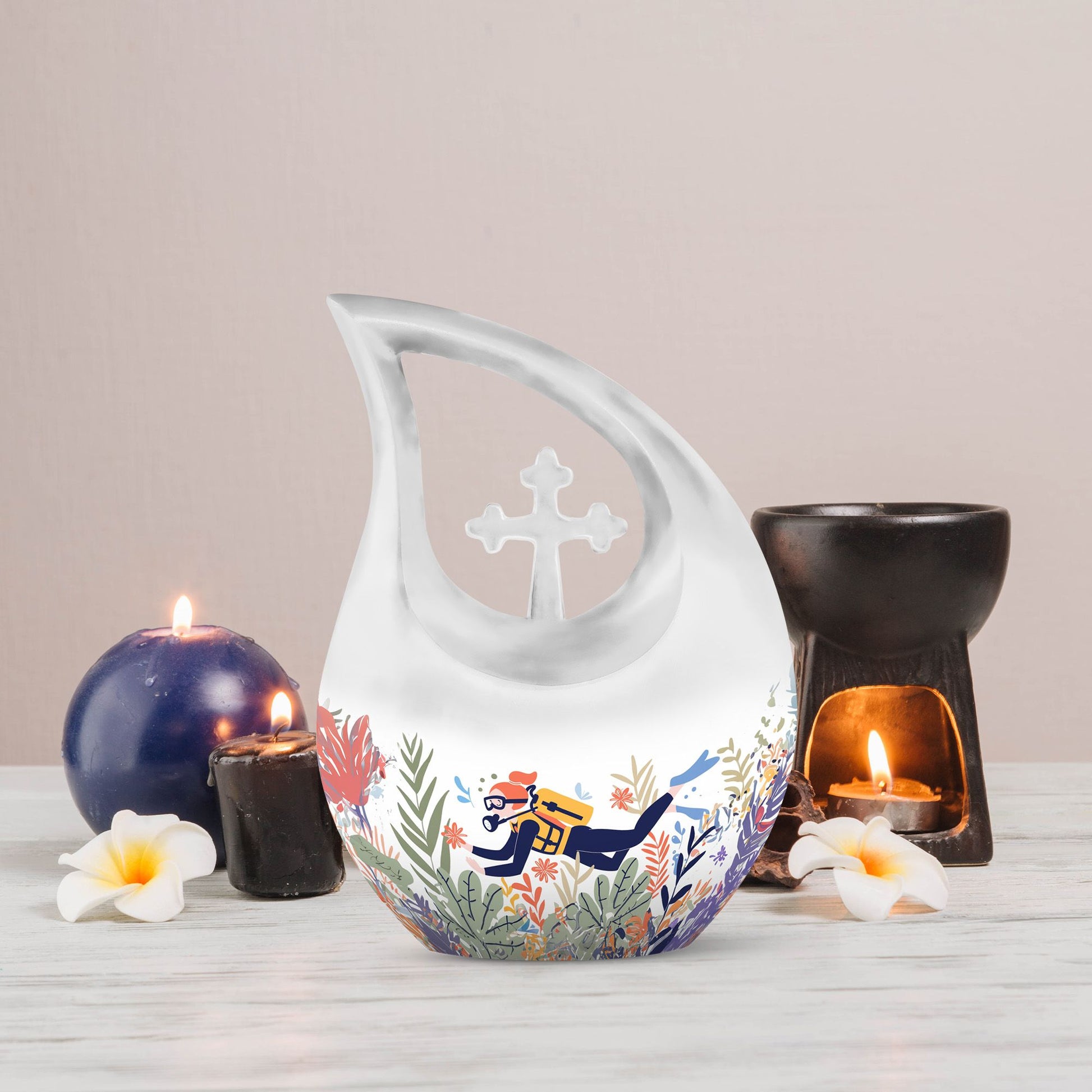 Underwater Adventure theme Urn