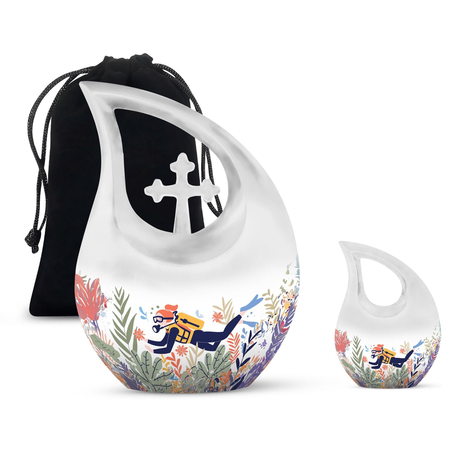 Underwater Adventure theme Urn