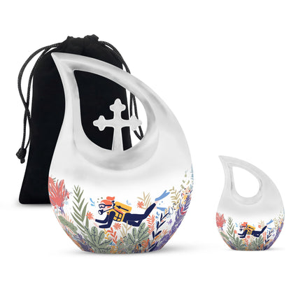 Underwater Adventure theme Urn